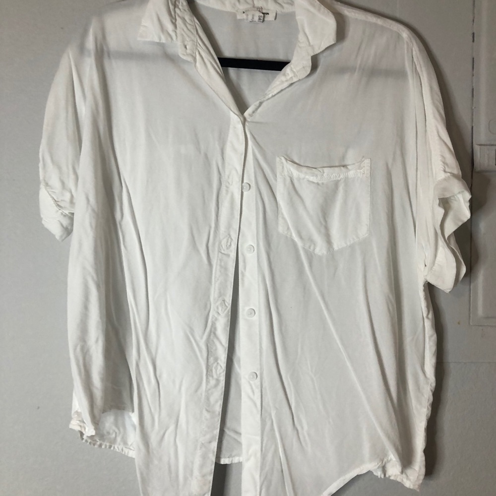 White Casual Top